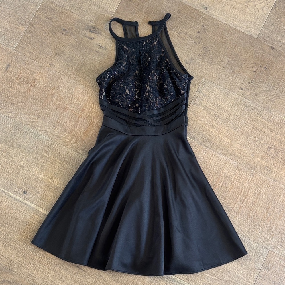 Morgan & Co. Black Sequin Dress
